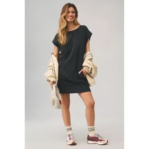 Daily Practice by Anthropologie Lounge Boatneck Mini Dress Size Large